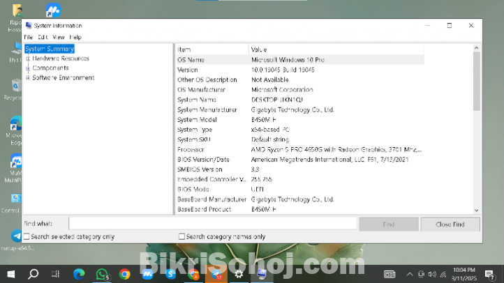 AMD Ryzen 5 PRO 4650G with Radeon Graphics   3.70 GHz